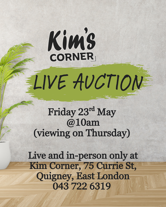 LIVE AUCTION this Friday 23rd May