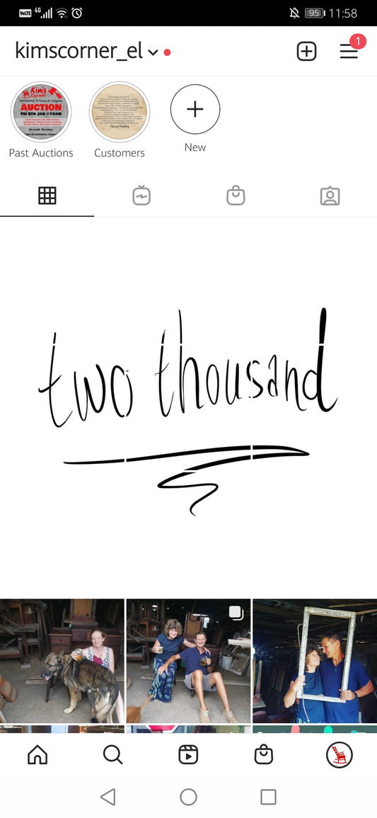 2000 followers on insta!