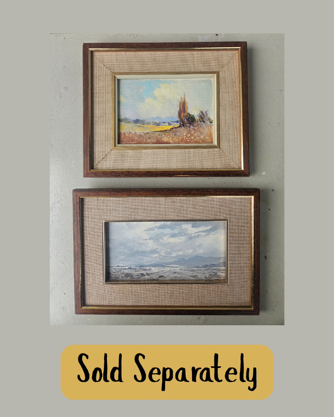 Small landscape painting by Archie van der Ploeg
