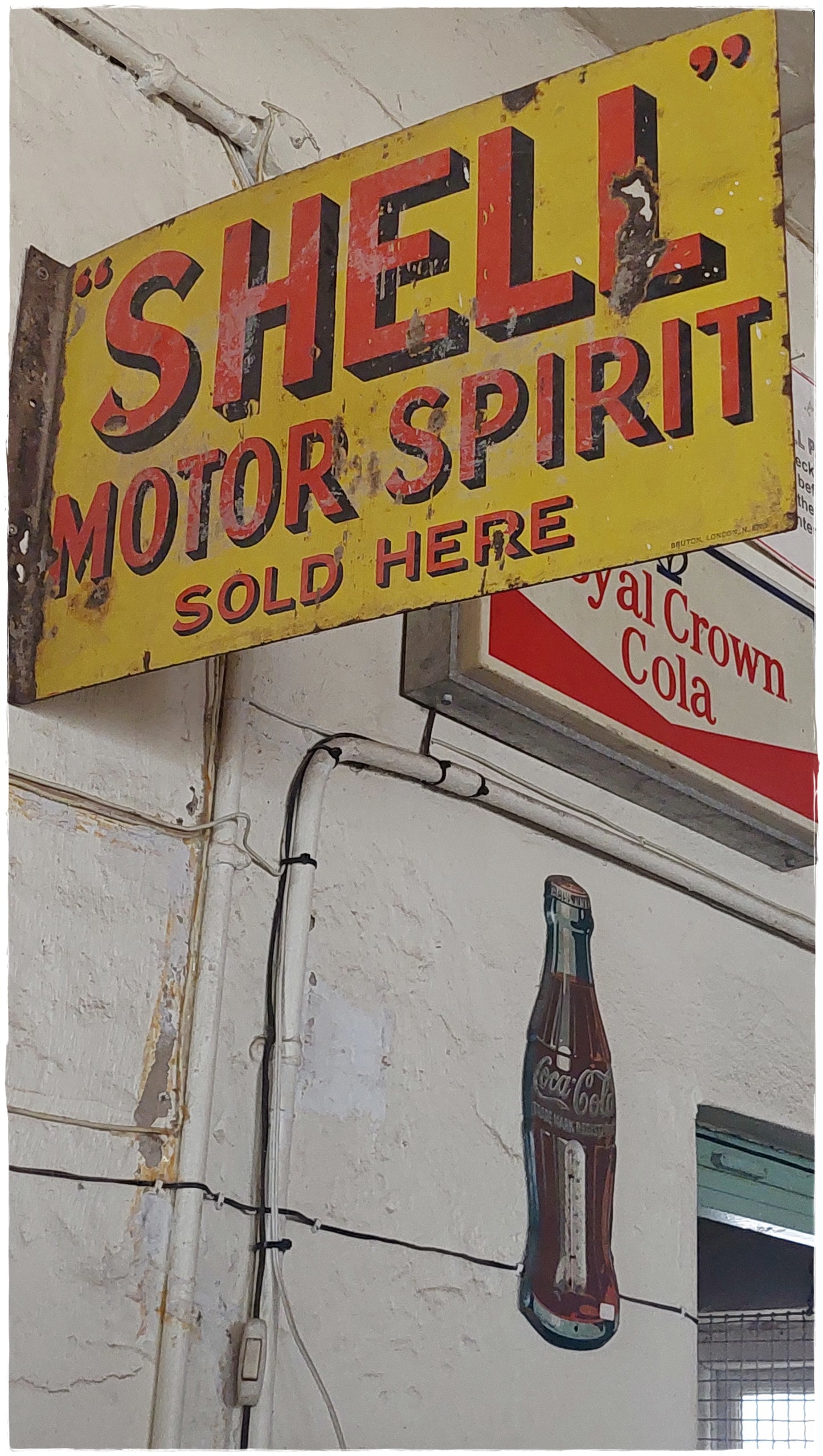 Double sided Shell sign