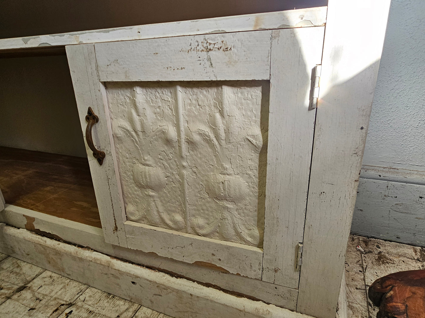 Large rustic TV unit