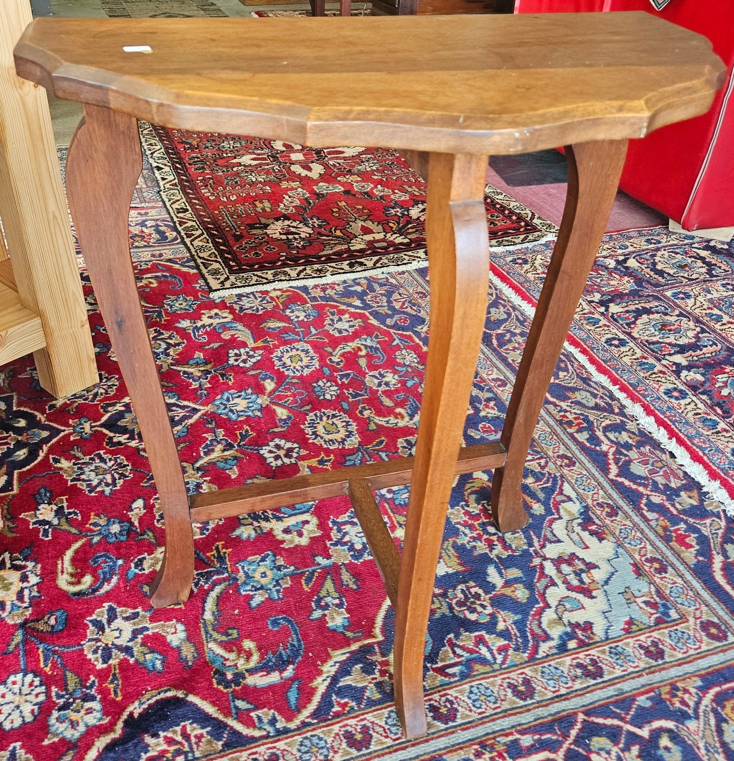 Small half moon table