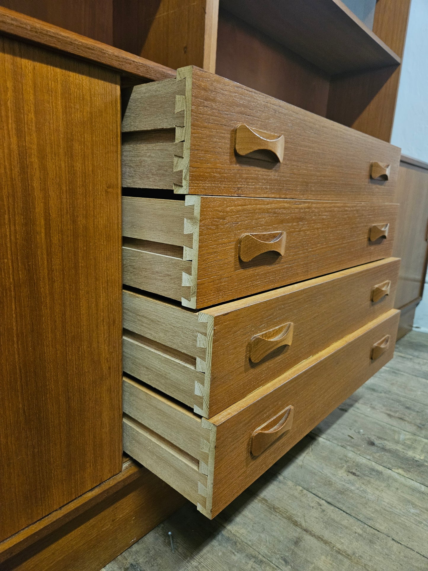 Mid-century wall unit