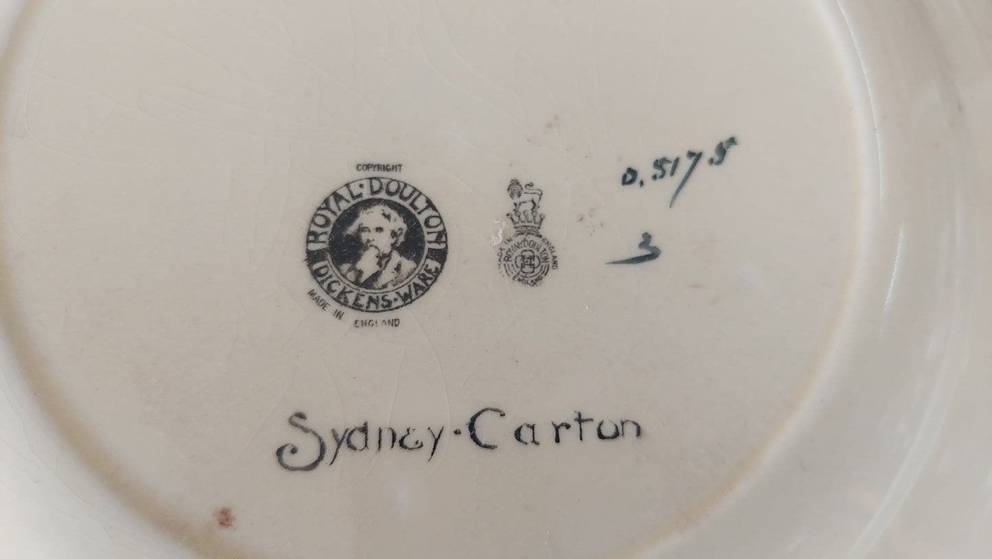 Royal Doulton Dickensware Plate - Sydney Carton