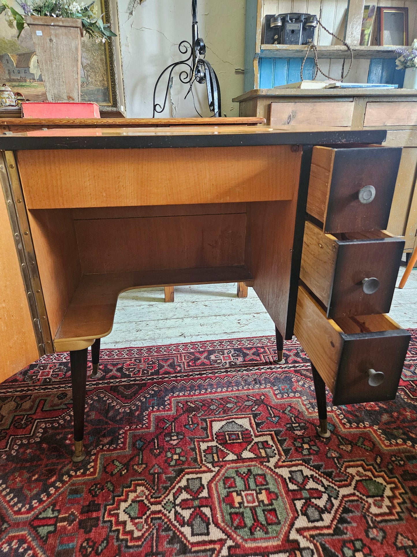 Mid-century sewing table