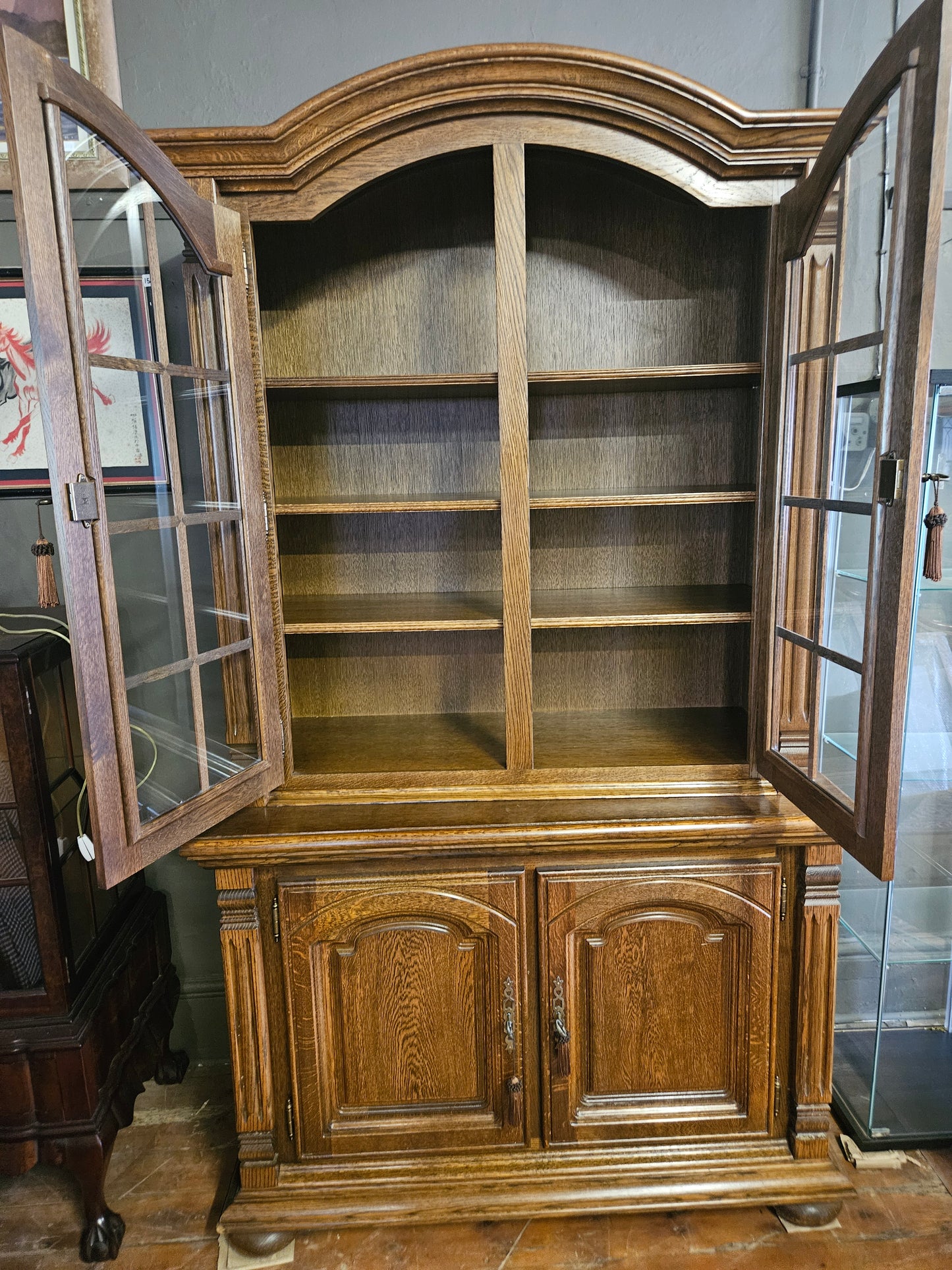 Solid Oak cabinet