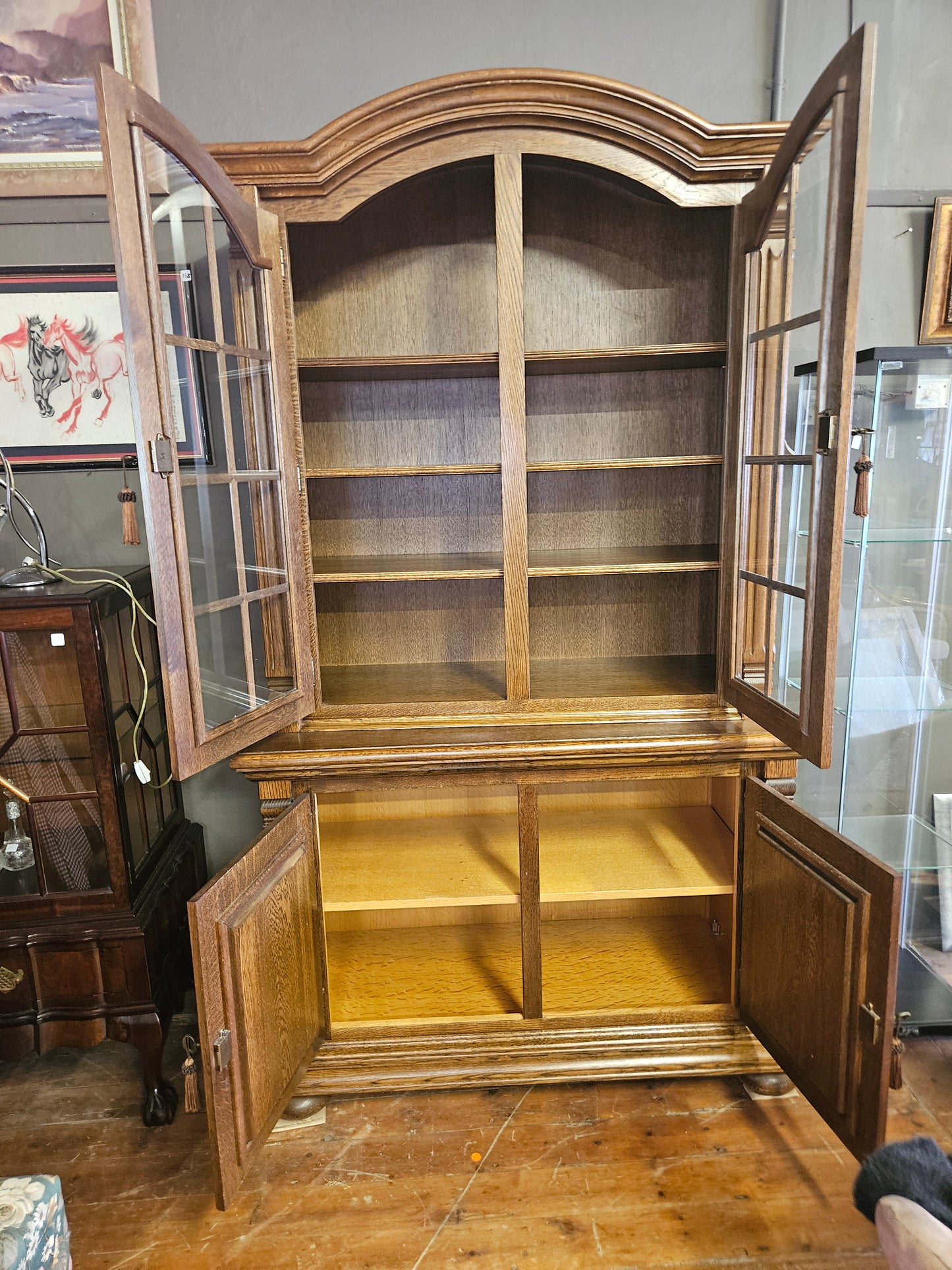 Solid Oak cabinet