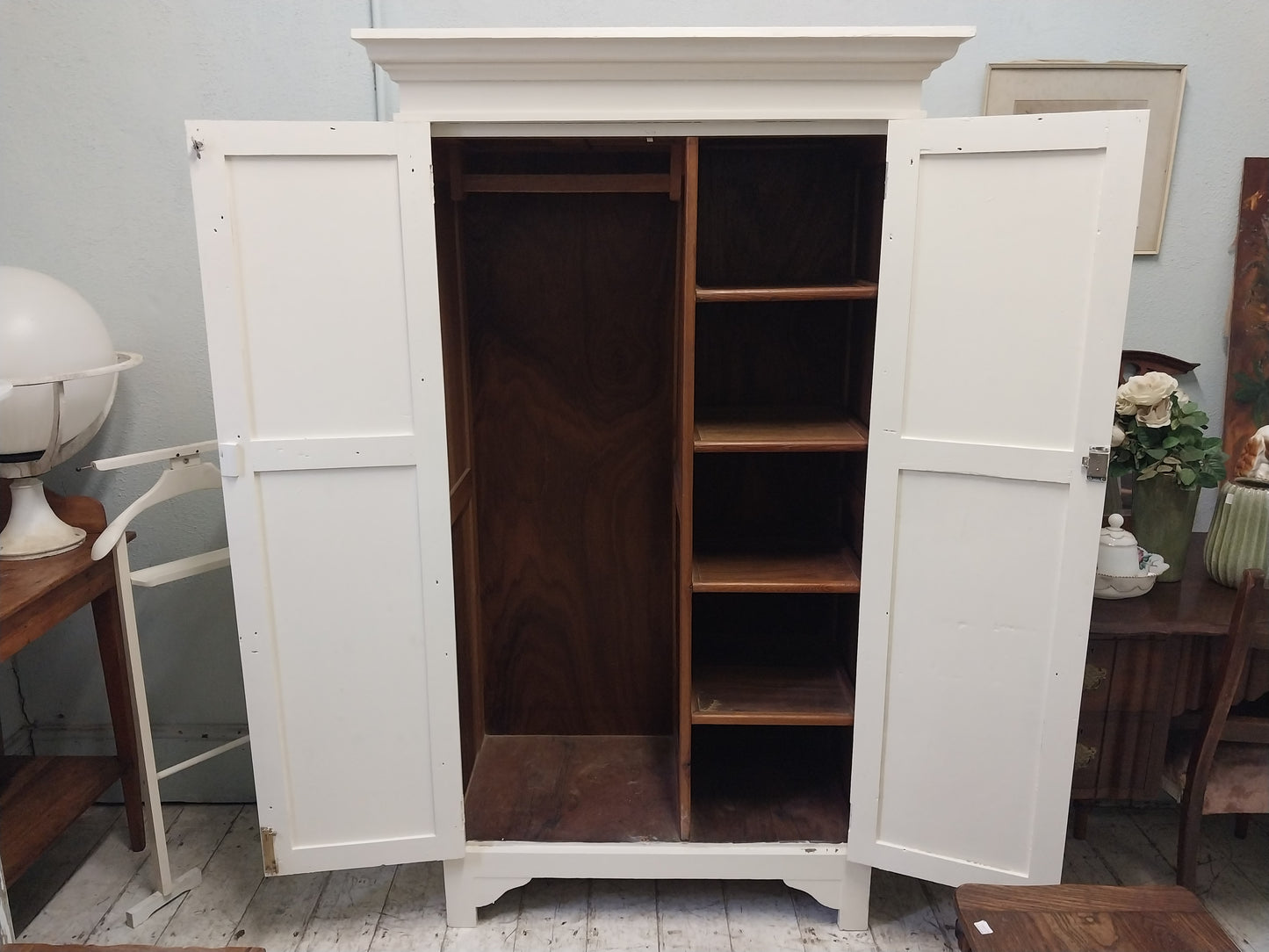Painted wardrobe