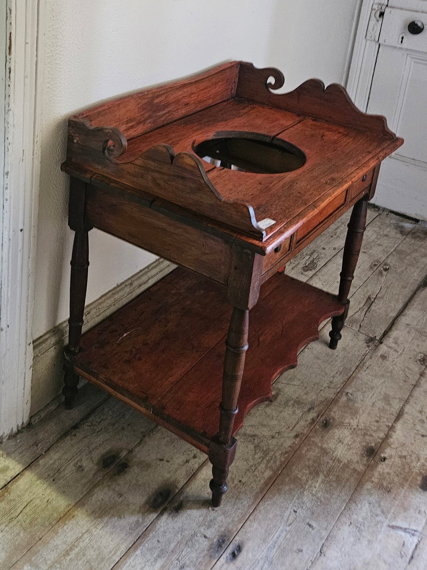 Yellowwood and stinkwood washstand