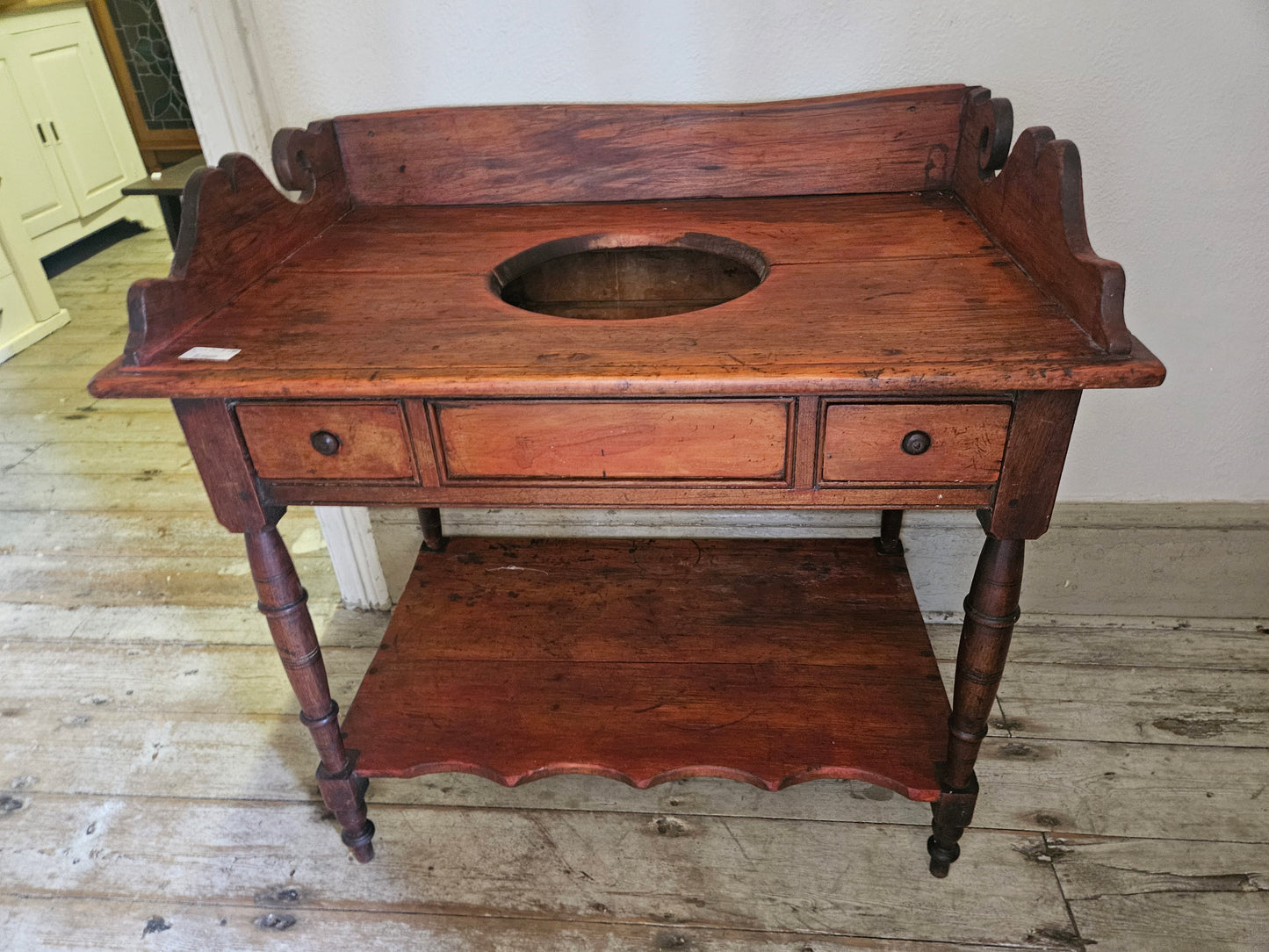 Yellowwood and stinkwood washstand