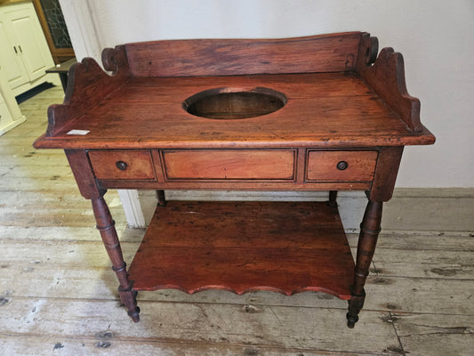 Yellowwood and stinkwood washstand