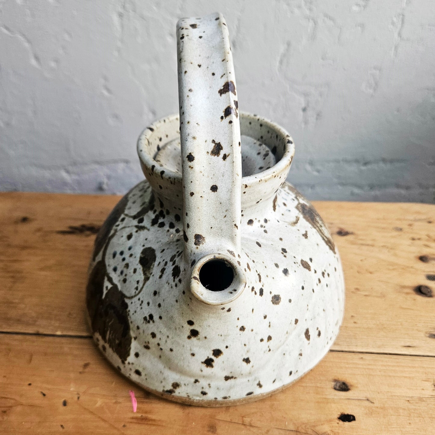 Funky pottery teapot