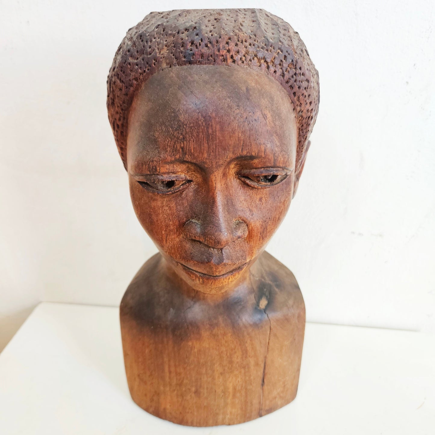 Carved bust