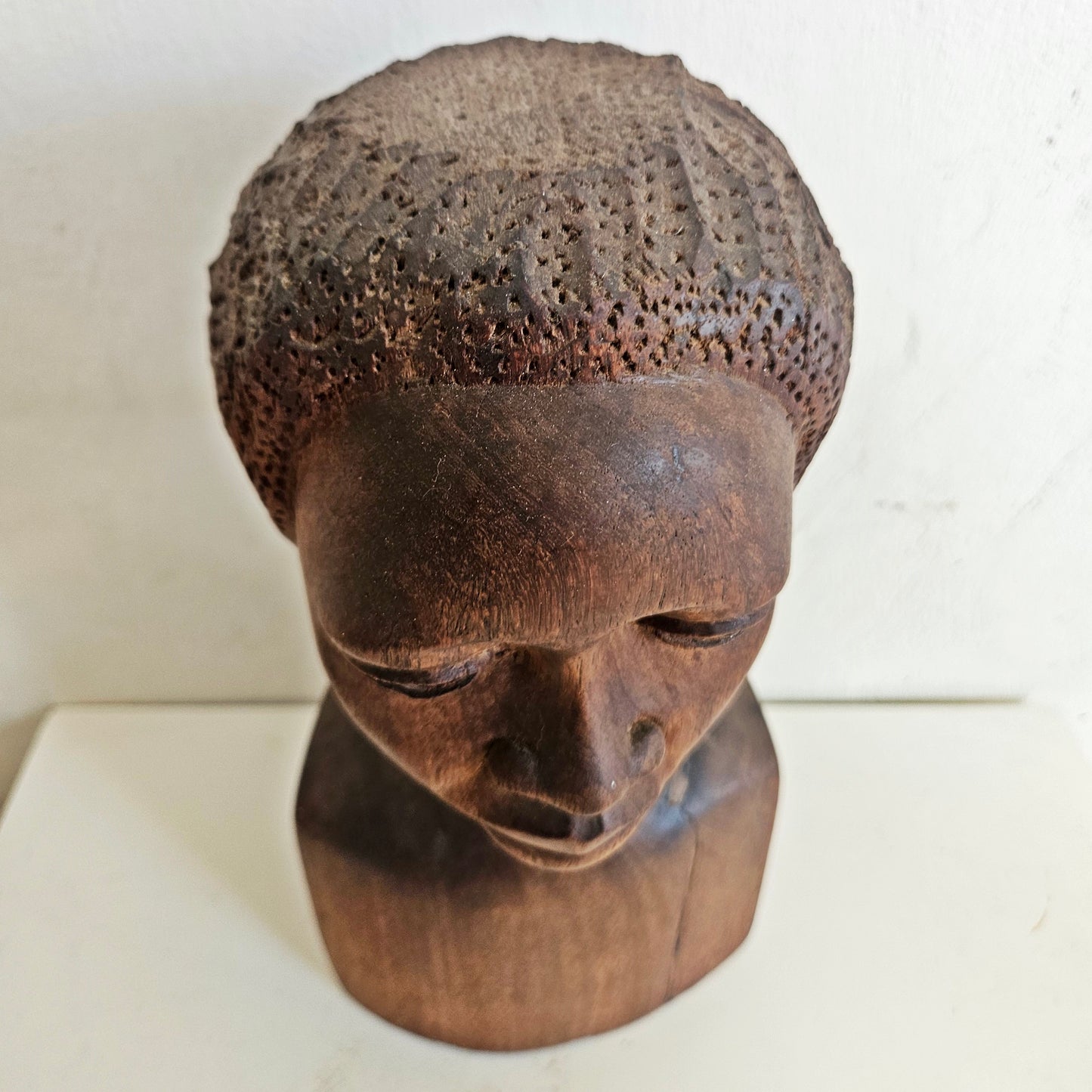 Carved bust
