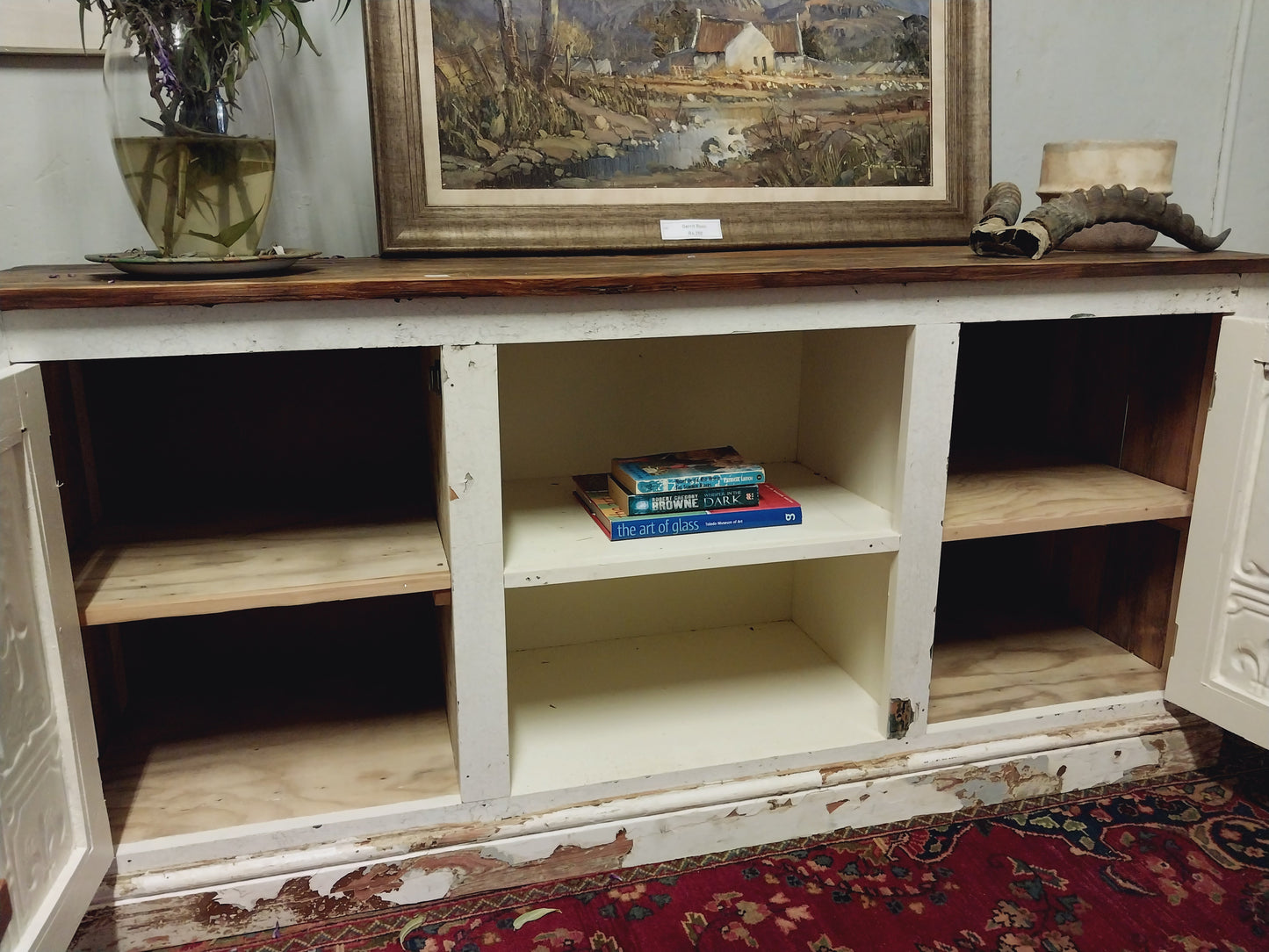 Rustic tv unit