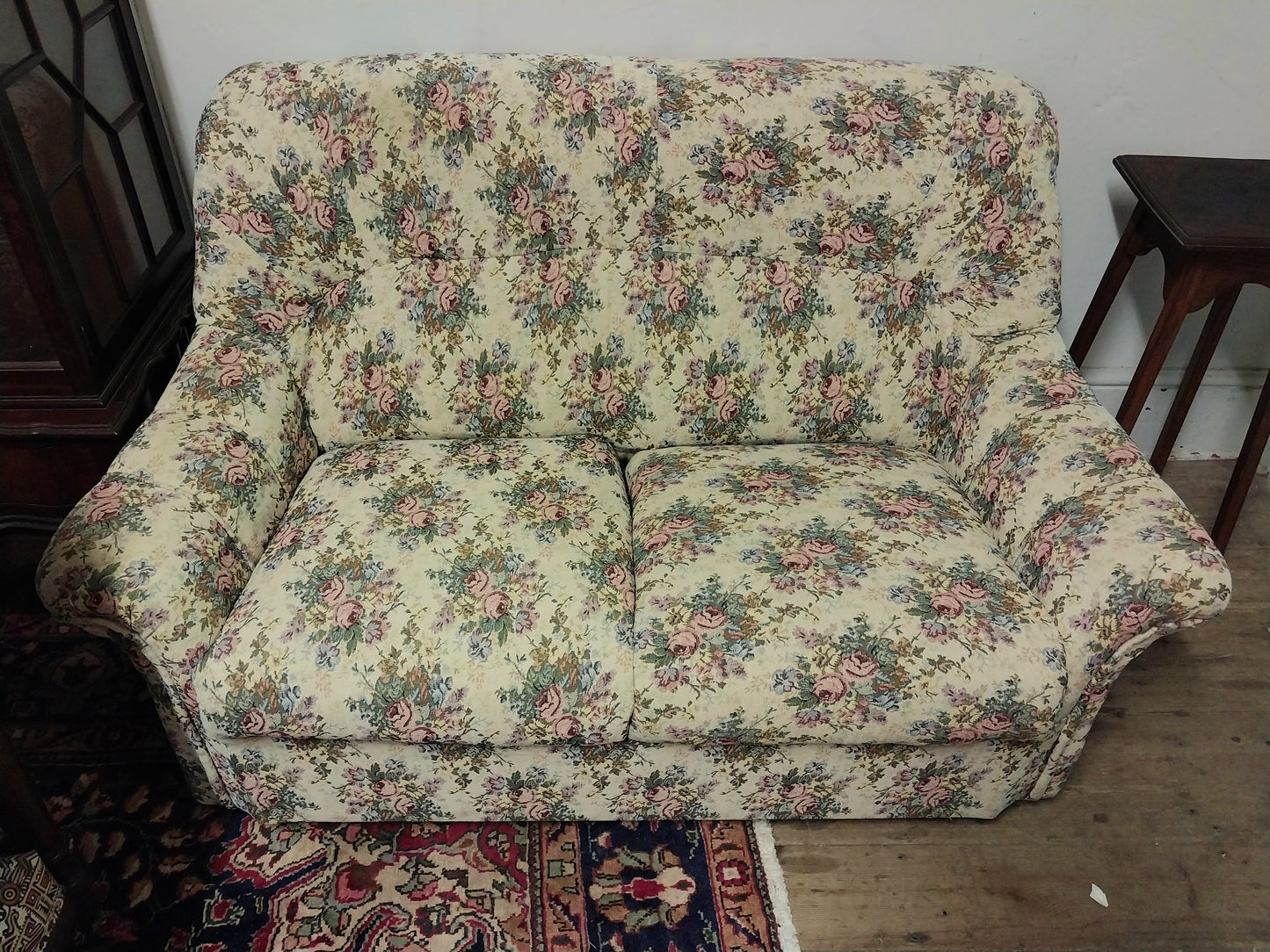 Floral 2 seater couch