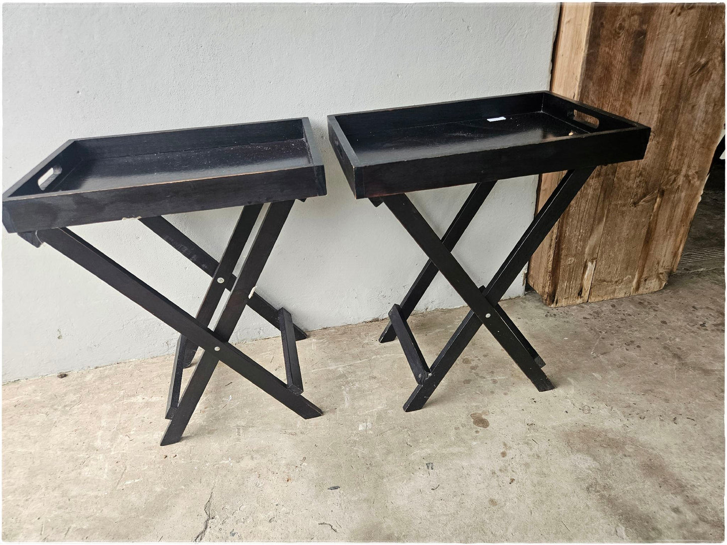 Pair of butler's trays