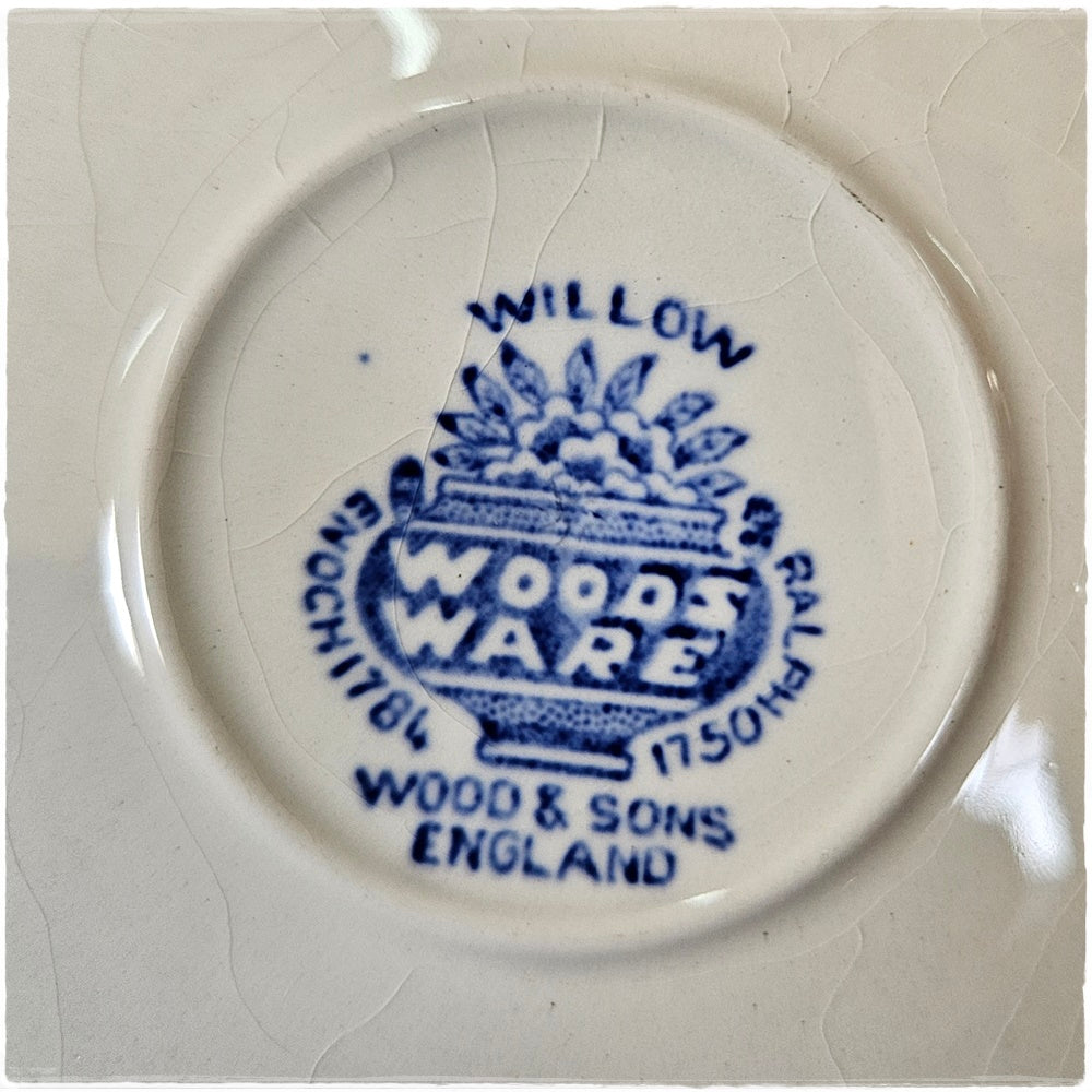 Woods Ware coffee set in Willow Pattern