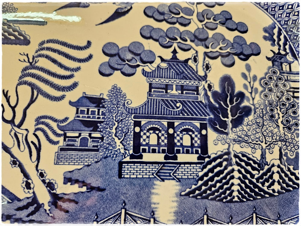 Large Iron Stone China ceramic plate