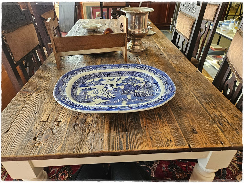Large Iron Stone China ceramic plate