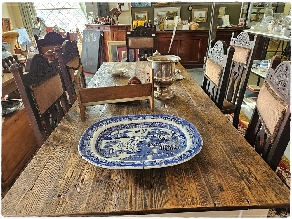 Large Iron Stone China ceramic plate