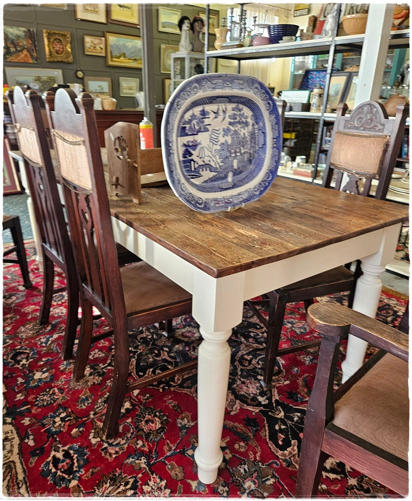 Large Iron Stone China ceramic plate
