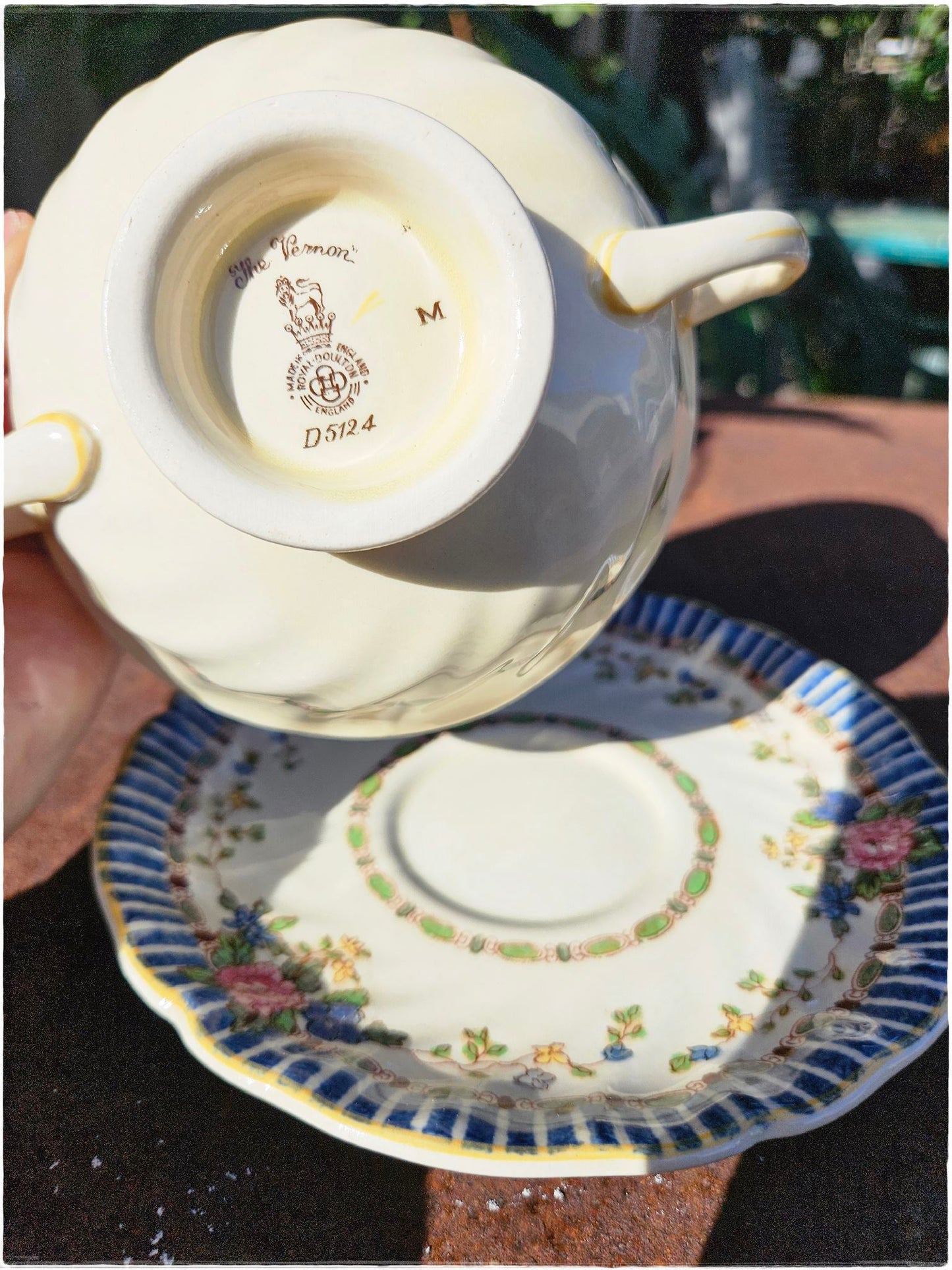 Royal Doulton soup bowl and saucer