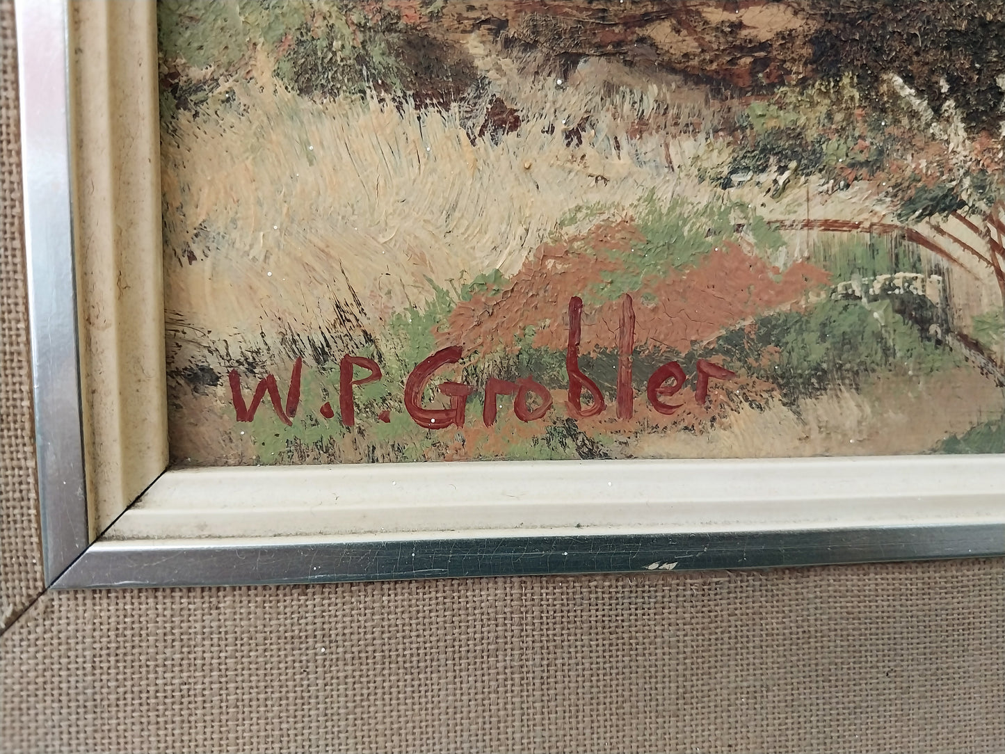 Painting by WP Grobler