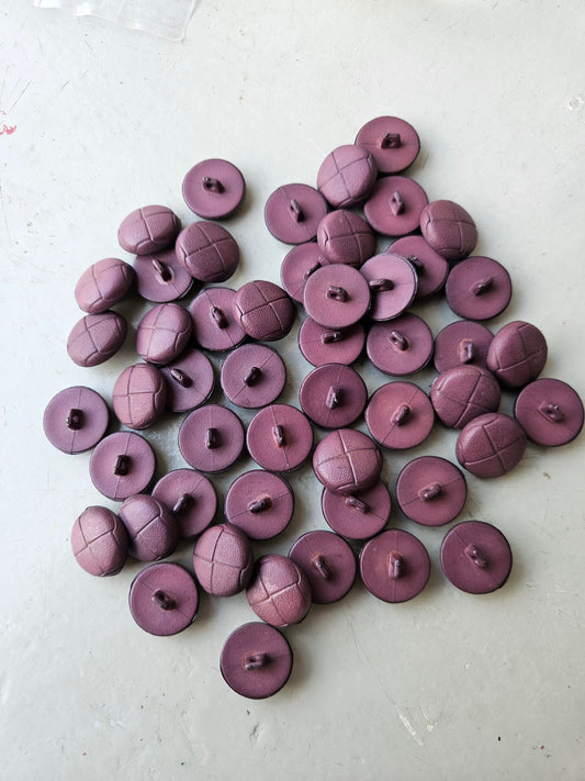 Purple buttons 50pc, 18mm