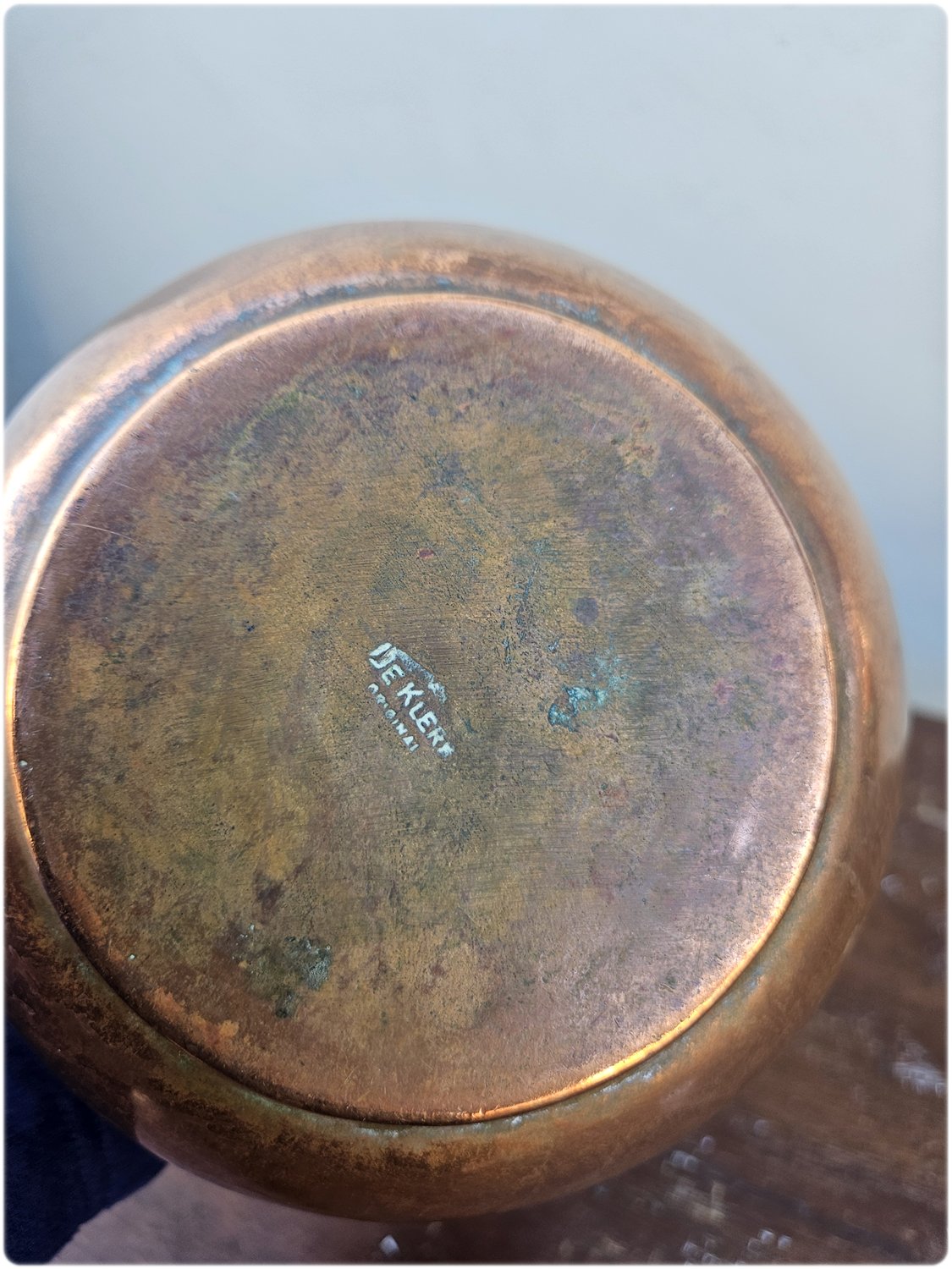 De Klerk copper jug
