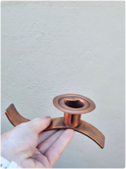 Copper candlestick