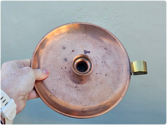Copper candlestick