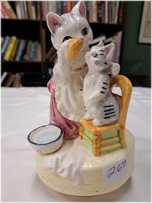 Beatrix Potter Tabitha Twitchit musical figurine