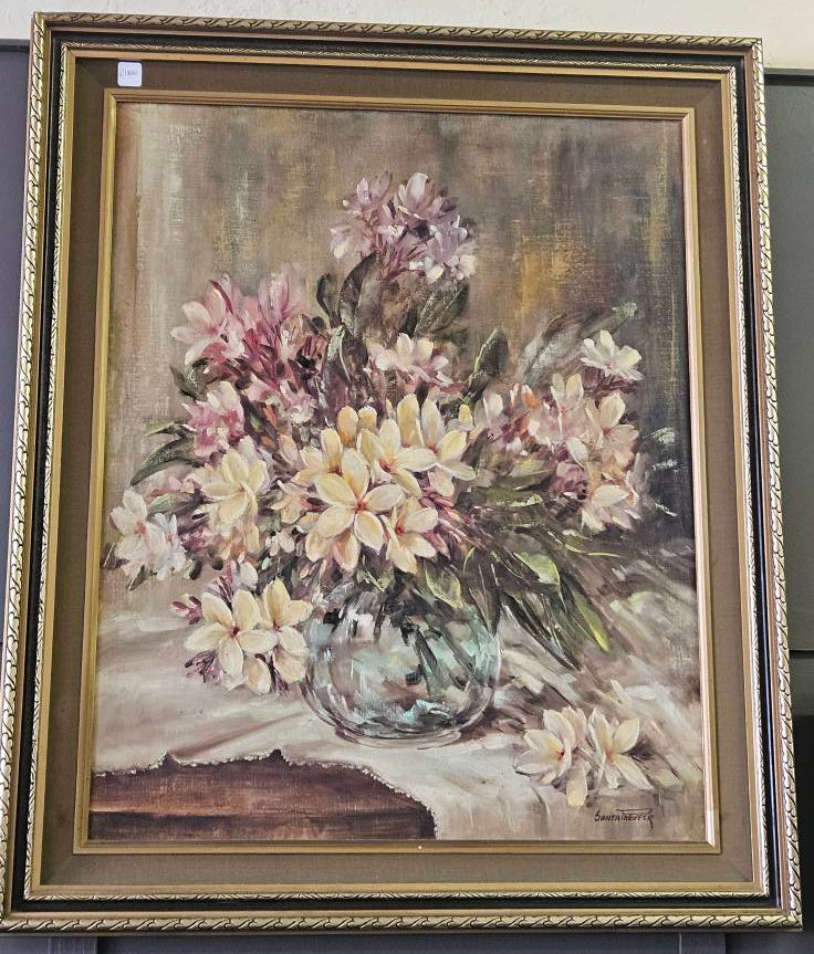 Floral painting by Santa Pheiffer