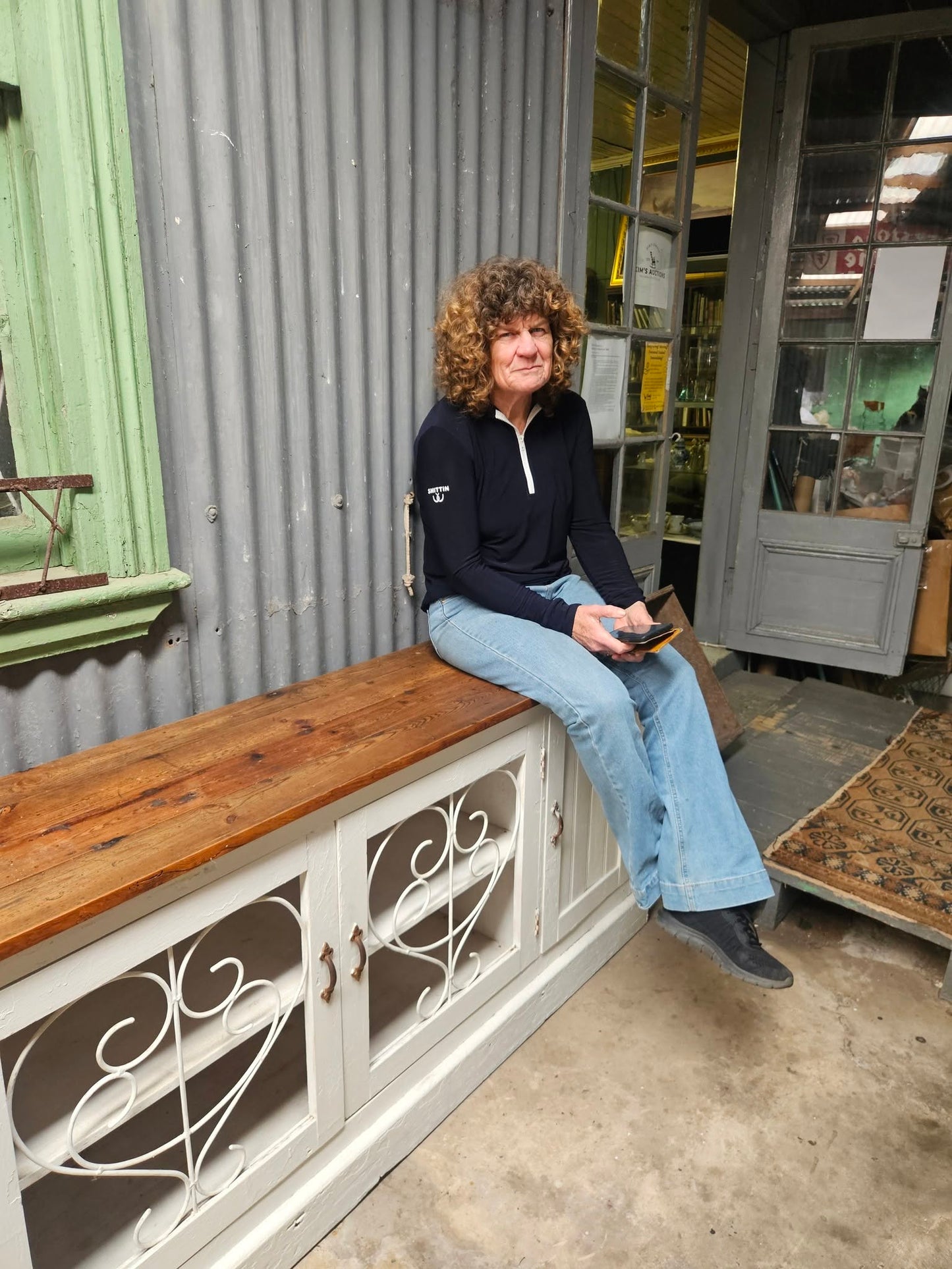 Large rustic TV Unit