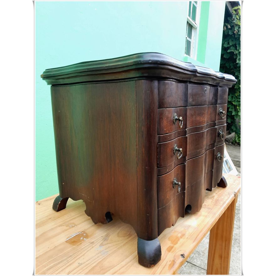 Antique cutlery canteen