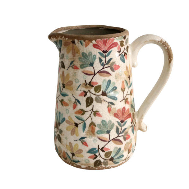 Pastel Floral Jug