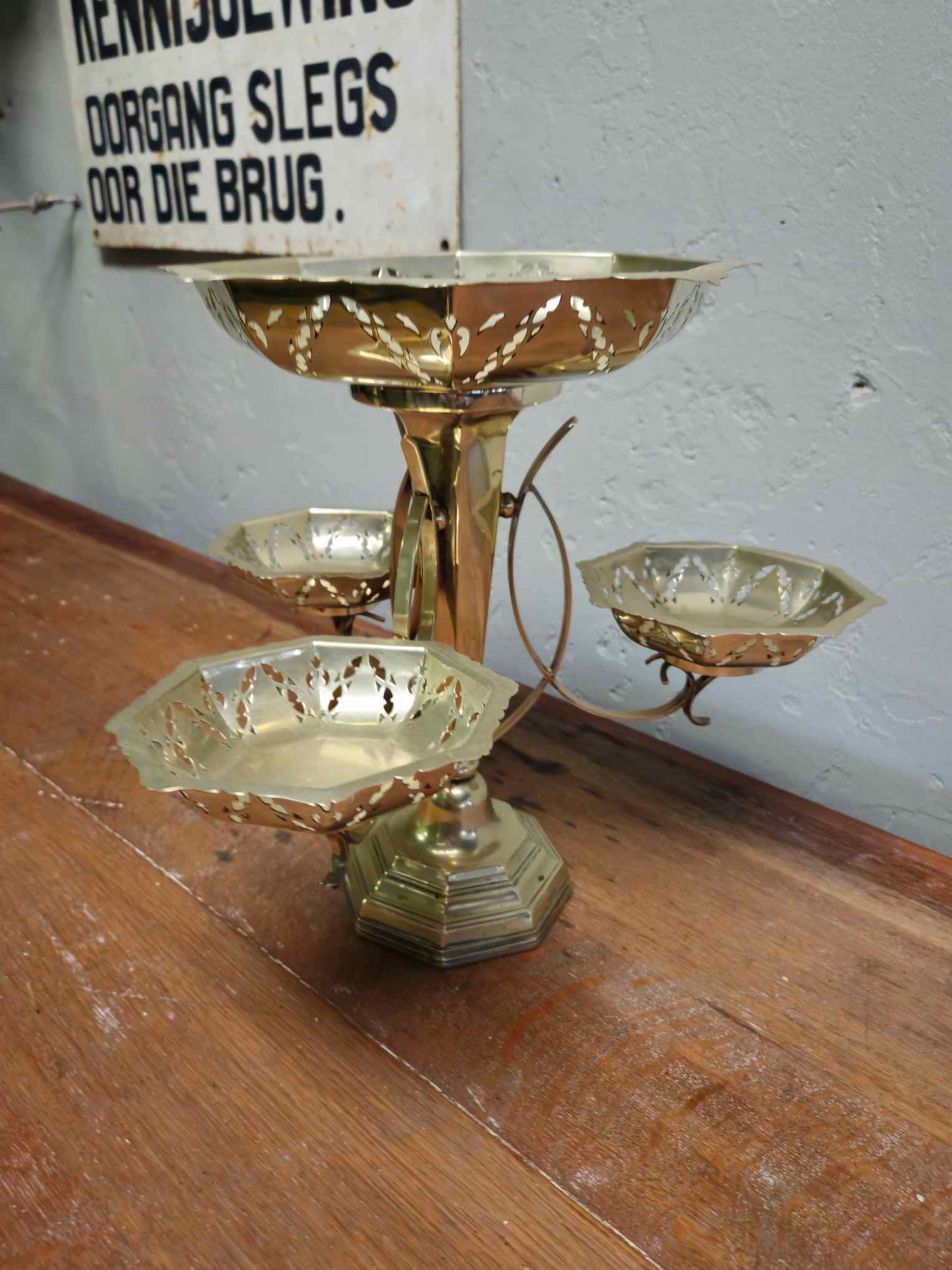 Silver plated Epergne