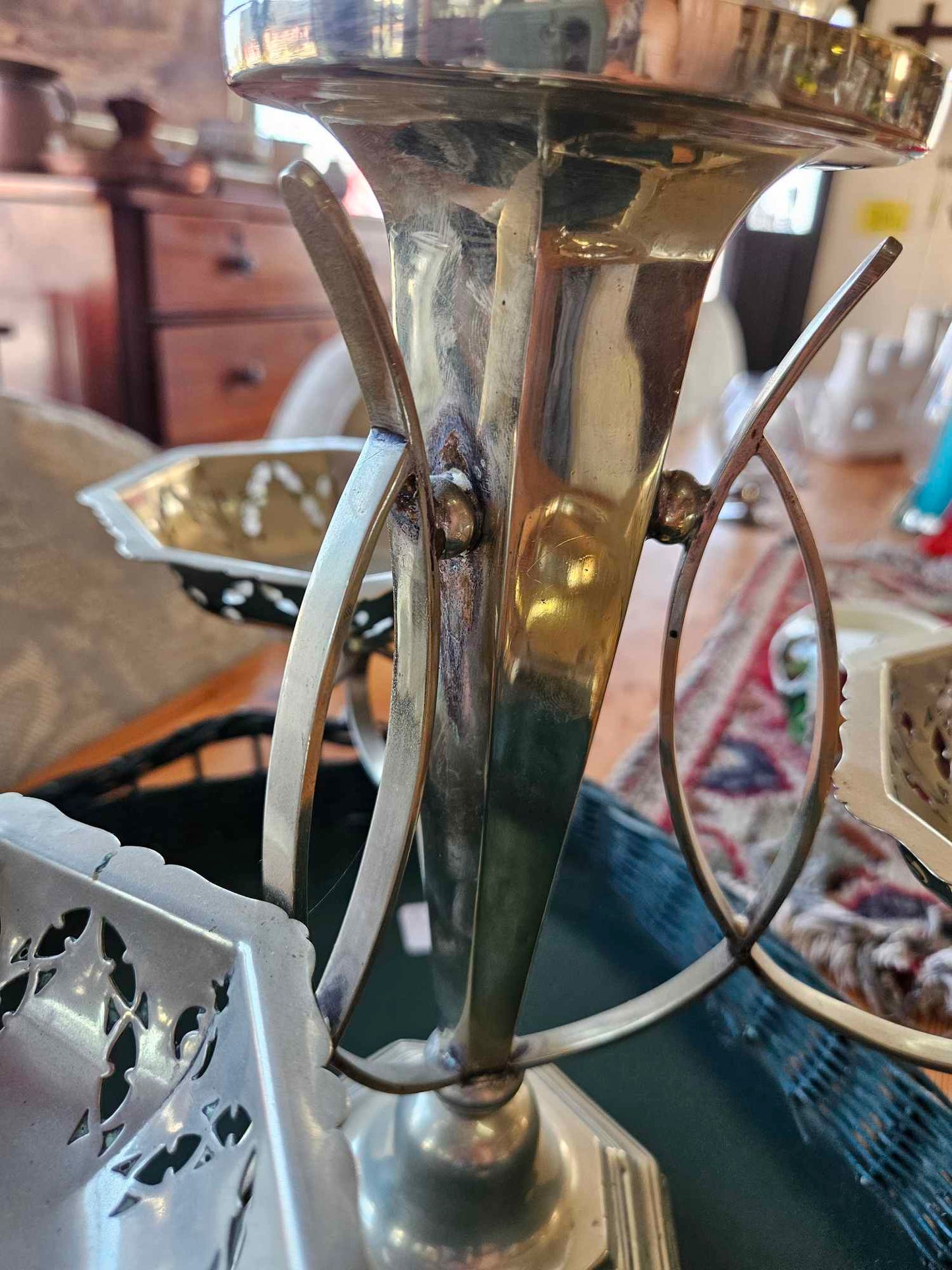Silver plated Epergne