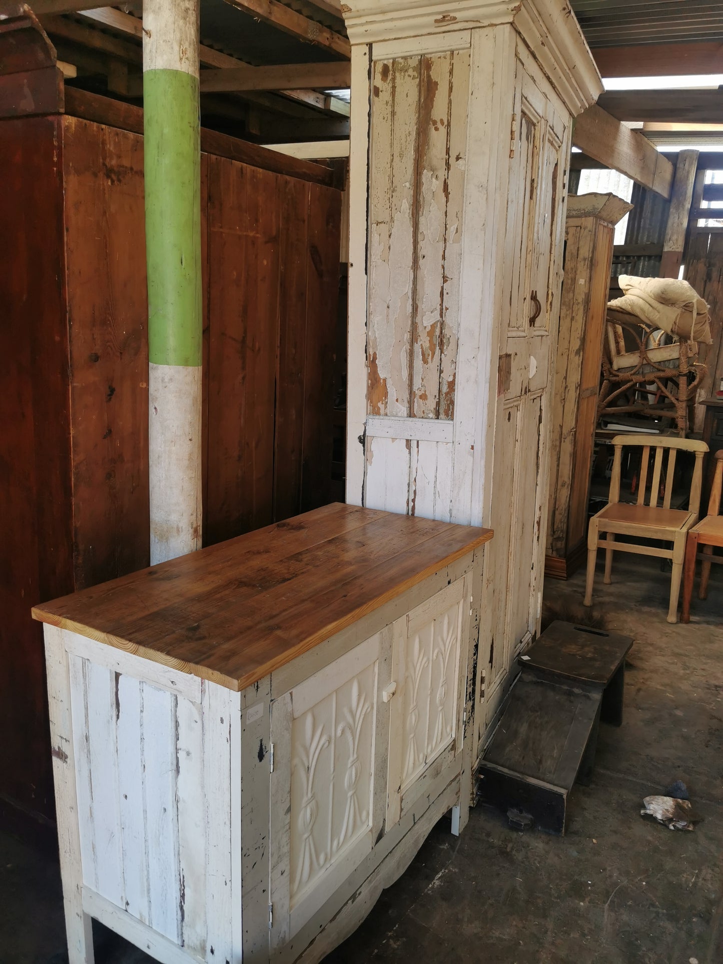 rustic base cupboard