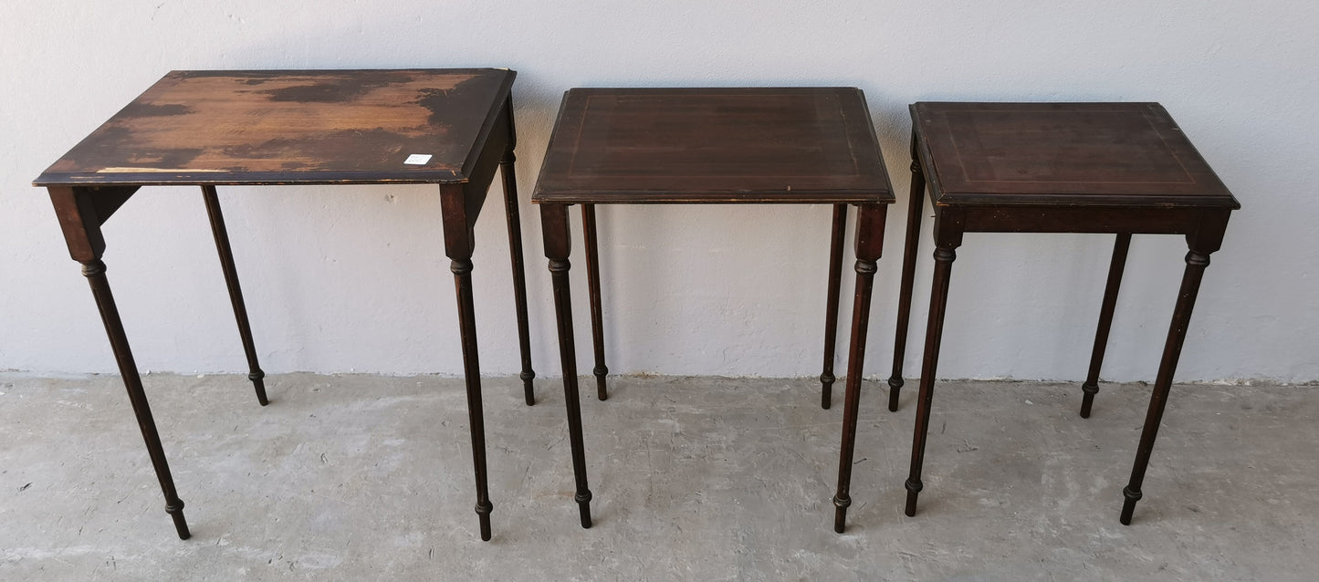 Antique nest of tables