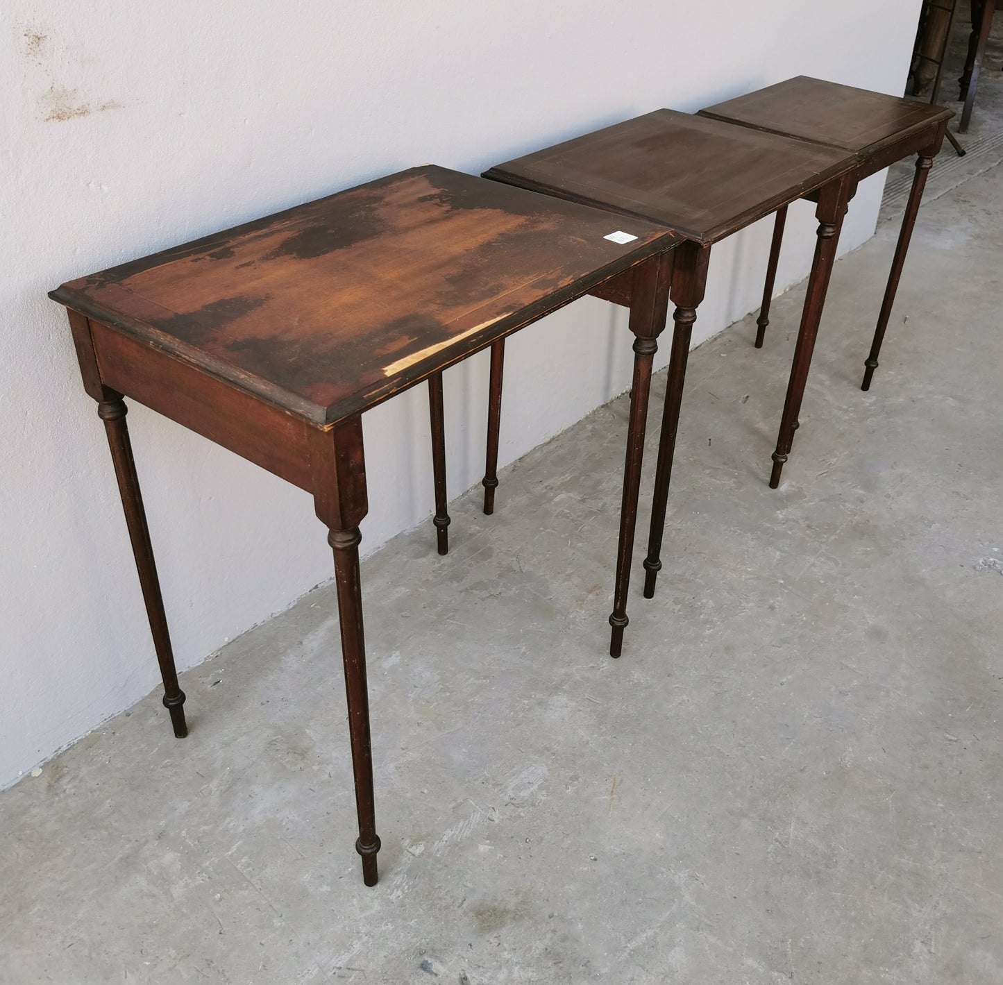 Antique nest of tables