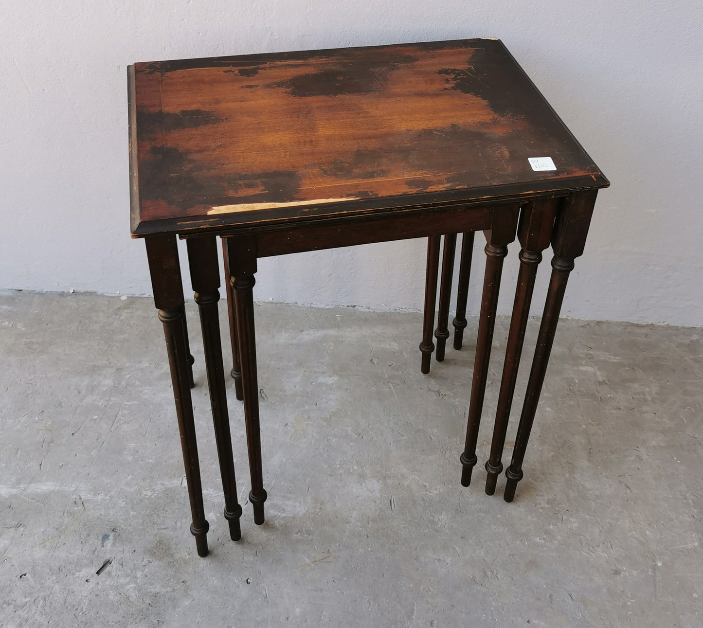 Antique nest of tables
