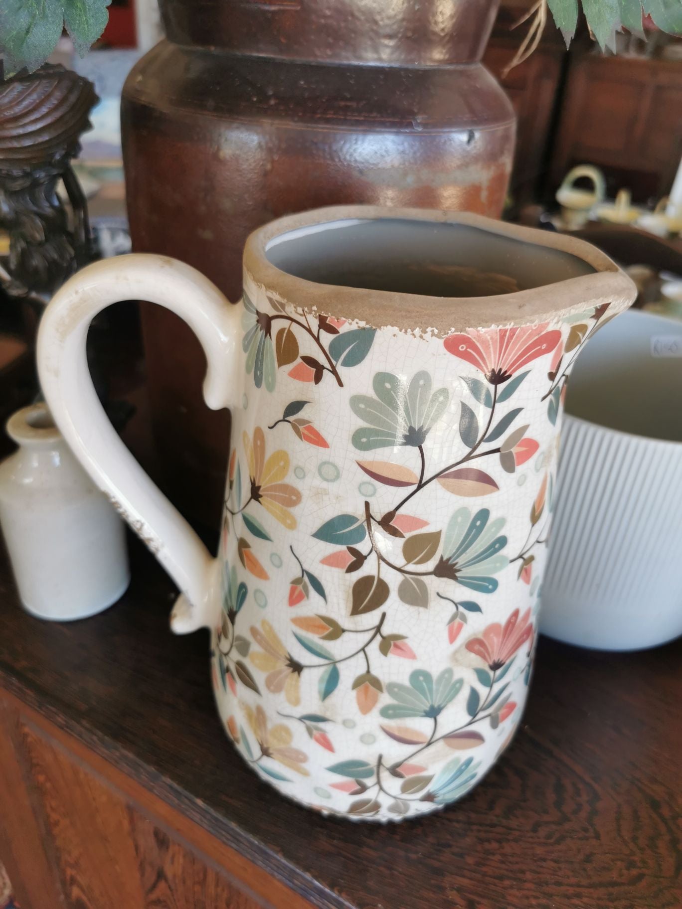 Pastel Floral Jug