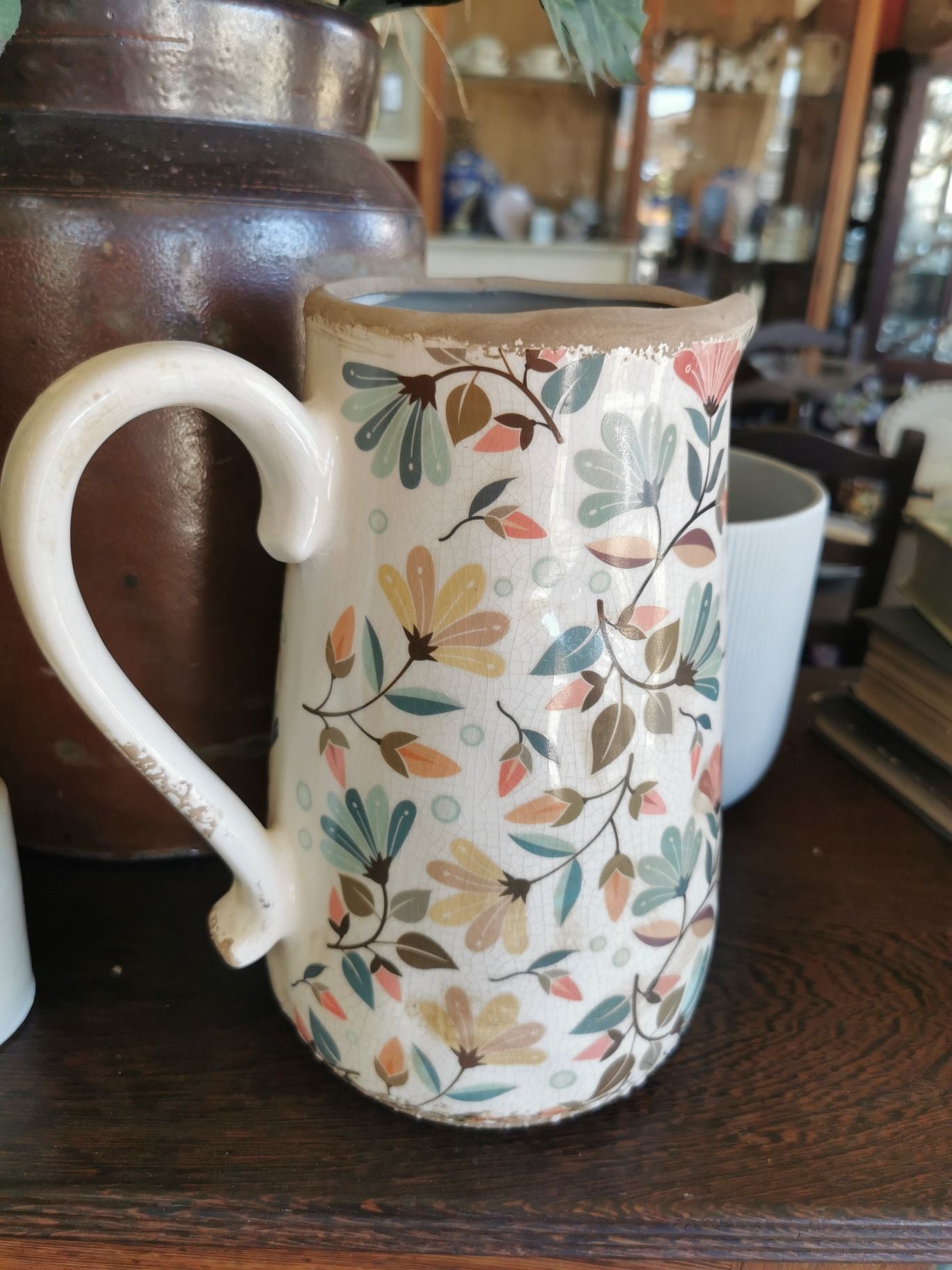 Pastel Floral Jug