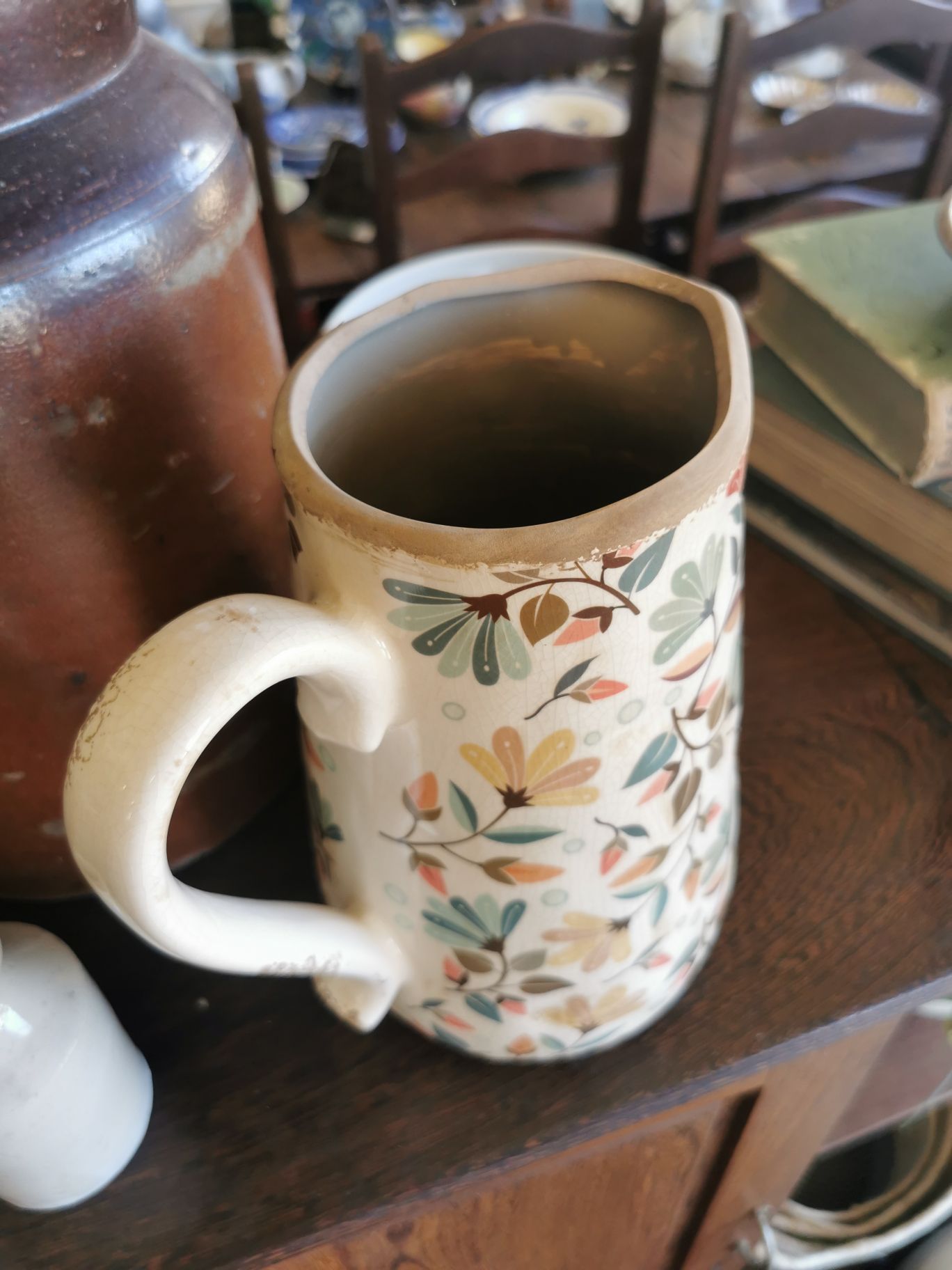 Pastel Floral Jug
