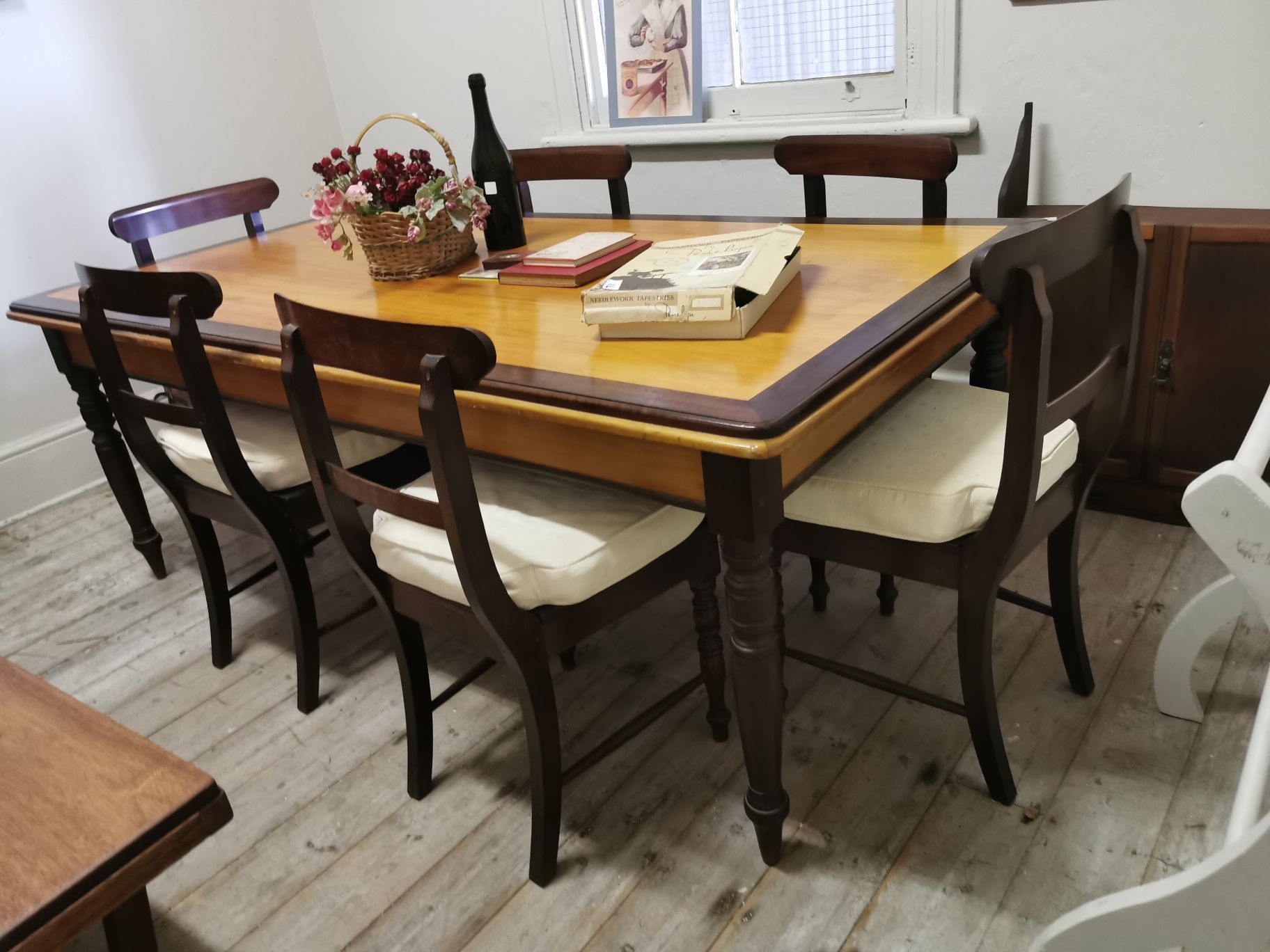 Yellowwood & imbuia dining room suite Kim's Corner