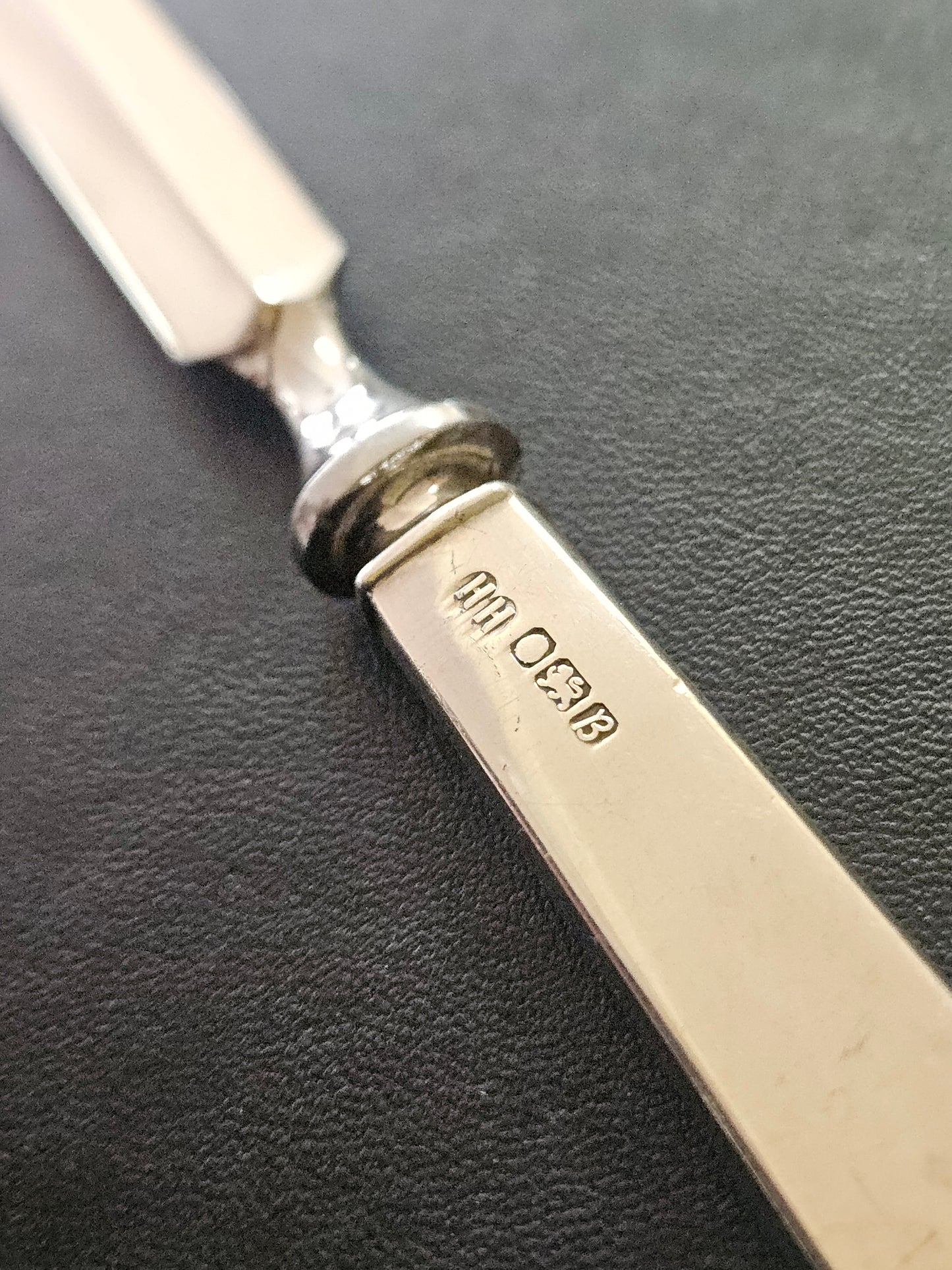 Silver handled letter opener
