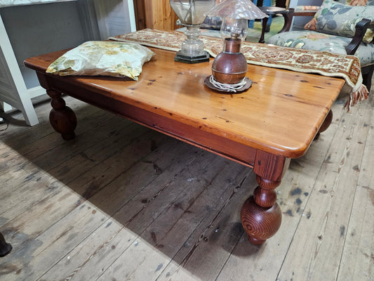 Chunky legged, oregan coffee table