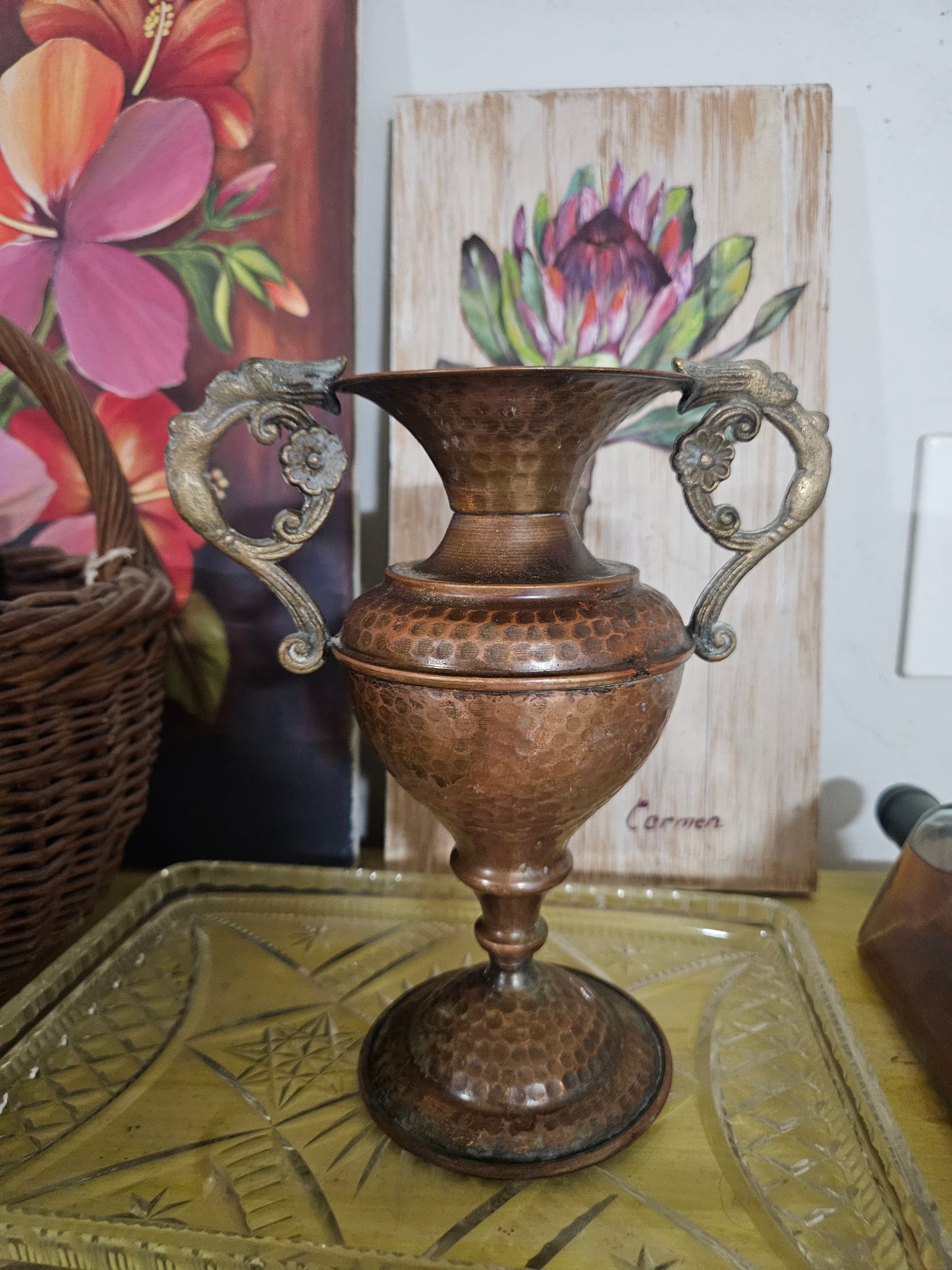 Copper vase